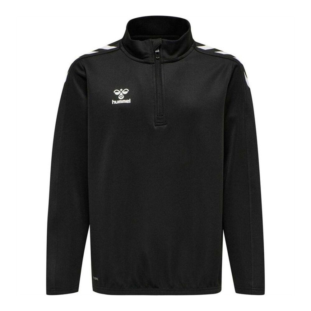 Hummel Mens Core XK Polyester Half Zip Sweatshirt / Black